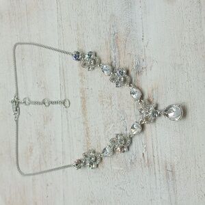 Givenchy Silver-tone Crystal Necklace